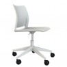 Seduta Home/Office Alpha APGB - senza braccioli - bianco - Unisit