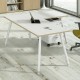 Allungo DX/SX per scrivanie Skinny Metal - 60 x 80 x H 74,4 cm - bianco