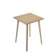Tavolo alto Woody - 80 x 80 x 105 cm - rovere