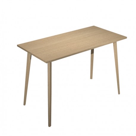Tavolo alto Woody - 160 x 80 x 105 cm - rovere