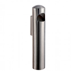 Posacenere murale Birkin - acciaio inox satinato - Medial