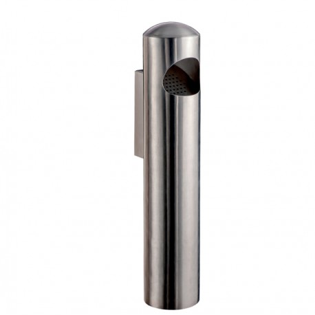 Posacenere murale Birkin - acciaio inox satinato - Medial