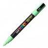 Marcatore Uni Posca PC3M - punta fine 0,9 - 1,3 mm - verde chiaro - Uni Mitsubishi