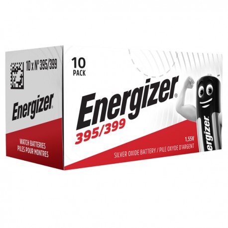 Micorpila Watch 395-399 - a pastiglia - ossido argento - Energizer