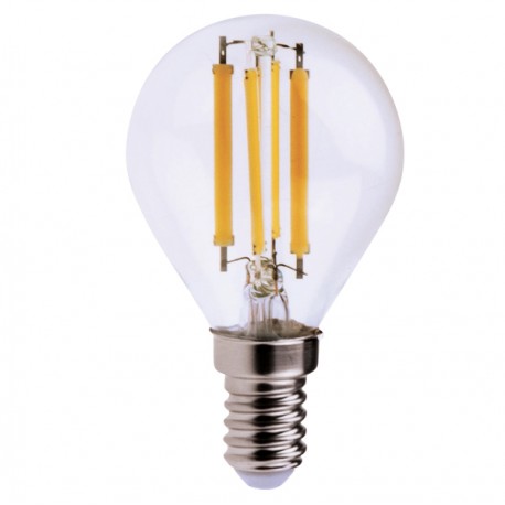 Lampada - Led - minisfera - 6W - E14 - 6000K - luce bianca fredda - MKC