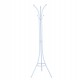 Appendiabiti - 3 supporti - 175 cm - acciaio - bianco - King Collection