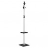 Appendiabiti Space - 175 cm - metallo - grigio - Unisit