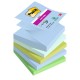 Blocco Post-it Super Sticky Z Notes - R330-5SS-OAS - 76 x 76 mm - colori Oasis - 90 fogli - Post-it - conf. 5 pezzi
