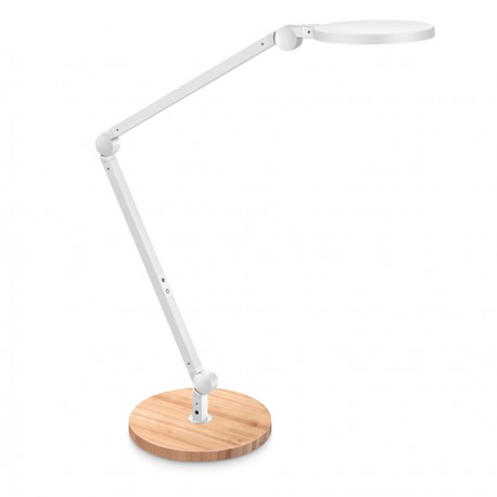 Lampada Giant - a led - con base in legno - bianco - Cep