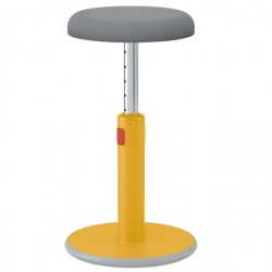 Sgabello sit-stand Ergo Cosy - giallo - Leitz