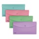 Buste con bottone - PPL - 9,9 x 21 cm - colori assortiti Pastel - Favorit