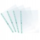 Buste forate Pastel - c/ banda - liscia - 22 x 30 cm - azzurro - Favorit - conf. 25 pezzi