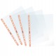 Buste forate Pastel - c/ banda - liscia -.22 x 30 cm - arancio - Favorit - conf. 25 pezzi