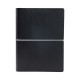 Taccuino Evo Ciak - 9 x 13 cm - fogli bianchi - copertina nero - In Tempo