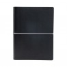 Taccuino Evo Ciak - 9 x 13 cm - fogli bianchi - copertina nero - In Tempo
