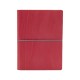 Taccuino Evo Ciak - 9 x 13 cm - fogli a righe - copertina rosso corallo - In Tempo