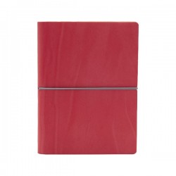 Taccuino Evo Ciak - 9 x 13 cm - fogli a righe - copertina rosso corallo - In Tempo