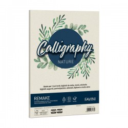Carta Calligraphy Nature Remake - A4 - 120 gr - perla - Favini - conf. 50 fogli