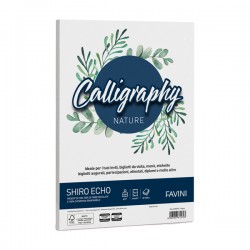 Carta Calligraphy Nature Shiro Eco - A4 - 250 gr - gesso - Favini - conf. 50 fogli