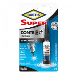 Colla istantanea Super Control - universale - con sistema antigoccia - 5 gr - Bostik