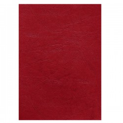Copertine per rilegatura - A4 - cartoncino groffrato semilpelle - 250 gr - rosso - Fellowes - conf.100 pezzi