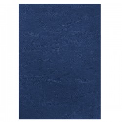 Copertine per rilegatura - A4 - cartoncino groffrato semilpelle - 250 gr - royal blu - Fellowes - conf.100 pezzi
