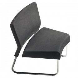 Modulo curva interna - divanetto Slastic SLS - senza braccioli - nero - Unisit