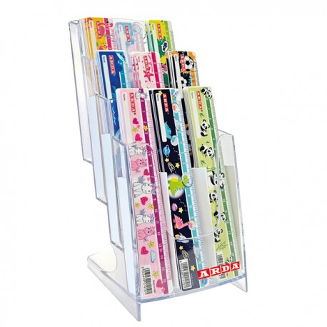 Righelli Fancy - 16 cm - fantasie assortite - Arda - display 45 pezzi