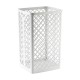Cestino gettacarta 510 - A51001 - listellato - 35 L - bianco - Mar plast
