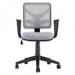 Seduta operativa Pentagon Y10 PNBE - con braccioli regolabili - grigio/grigio - Unisit