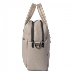 Borsa Gate Trended - con manici - 41 x 30 x 15 cm - ecopelle - ghiaccio - In Tempo