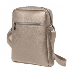 City bag medium Gate Trended - 25 x 30 x 6 cm - ecopelle - ghiaccio - In Tempo