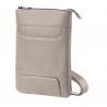 City bag piccola Gate Trended - 20 x 26 x 2 cm - ecopelle - ghiaccio - In Tempo