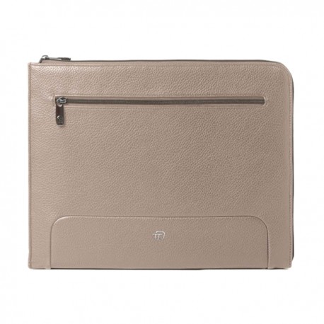 Office bag Gate Trended - 20 x 26 x 2 cm - ecopelle - ghiaccio - In Tempo