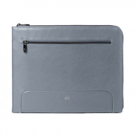Office bag Gate Trended - 20 x 26 x 2 cm - ecopelle - azzurro - In Tempo