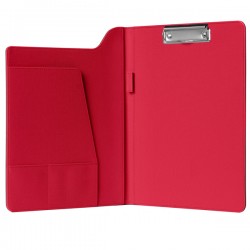 Portablocco Meet - con molla - 31 x 25 x 1,5 cm - rosso - In Tempo