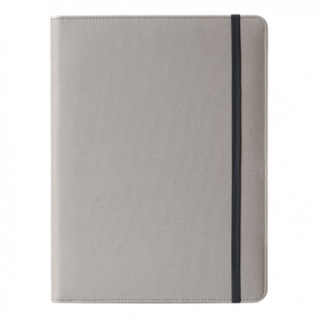 Portablocco Meet - con elastico - 31 x 25 x 1,4 cm - grigio - In Tempo
