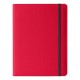 Portablocco Meet - con elastico - 31 x 25 x 1,4 cm - rosso - In Tempo