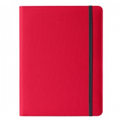 Portablocco Meet - con elastico - 31 x 25 x 1,4 cm - rosso - In Tempo