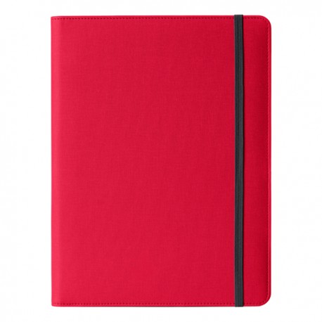 Portablocco Meet - con elastico - 31 x 25 x 1,4 cm - rosso - In Tempo