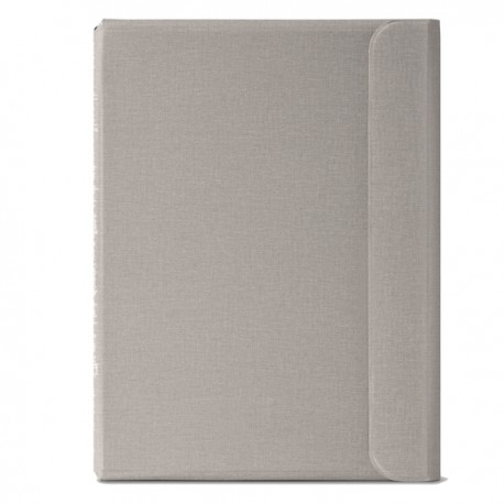 Portablocco Meet - con alette magnetiche - 31 x 25 x 1,4 cm - grigio - In Tempo