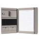Portablocco Meet - con alette magnetiche - 31 x 25 x 1,4 cm - grigio - In Tempo