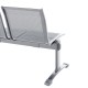 Panca attesa Plexus PS3P - 3 posti - senza braccioli - grigio - Unisit