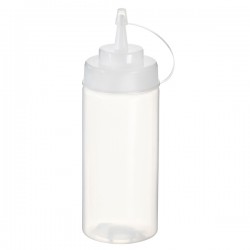 Squeeze bottle - per salse - 500 ml - trasparente - Leone