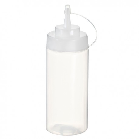 Squeeze bottle - per salse - 500 ml - trasparente - Leone