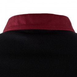 Giacca cuoco Raul - da uomo - manica lunga - taglia S - bordeaux - Giblor's