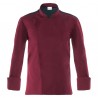 Giacca cuoco Raul - da uomo - manica lunga - taglia M - bordeaux - Giblor's