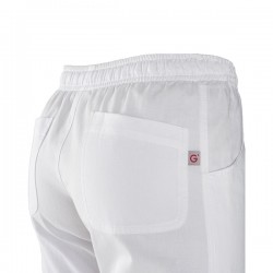 Pantalone Cameron - da donna - taglia L - bianco - Giblor's