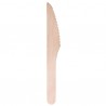 Coltello monouso in legno - 16 cm - Signor Bio - conf. 100 pezzi