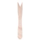 Forchettina monouso in legno - 8,5 cm - Signor Bio - conf. 100 pezzi